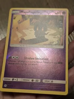 Marshadow 103/236 Reverse Holo Cosmic Eclipse Pokemon Card MINT - Image 2