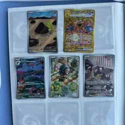 Pokemon TCG - Obsidian Flames SV Illustration Rare & Charizard Lot 5 CARDS - Image 1