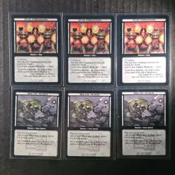 5 Command Artillery and 9 Mission Cards, 1996/1997 Battletech CCG - Image 2