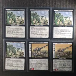 5 Command Artillery and 9 Mission Cards, 1996/1997 Battletech CCG - Image 4