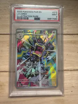 Loudred 212/182 PSA 9 Paradox Rift Pokemon Card - Image 1