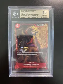 Monkey.D.Luffy (007) (CS 2023 Celebration Pack) One Piece Promotion Cards BGS 10 - Image 1