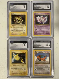 Pokemon CGC Graded Card Lot (WOTC WB Pokemon First Movie) Black Star Promo GEM - Image 1