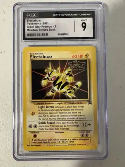 Pokemon CGC Graded Card Lot (WOTC WB Pokemon First Movie) Black Star Promo GEM - Image 3