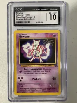 Pokemon CGC Graded Card Lot (WOTC WB Pokemon First Movie) Black Star Promo GEM - Image 4