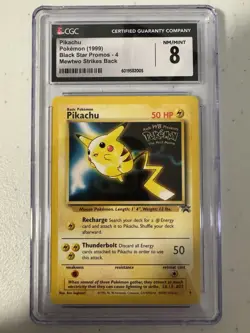 Pokemon CGC Graded Card Lot (WOTC WB Pokemon First Movie) Black Star Promo GEM - Image 5