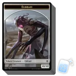 10 pcs ELDRAZI TOKEN(1/14) Battle For Zendikar BFZ Magic MTG MINT CARD - Image 1