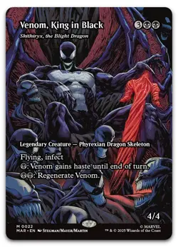 Venom, King in Black - Skithiryx, the Blight Dragon (Borderless) #22 NM - Image 1
