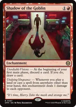 Shadow of the Goblin Foil - SPM 0087 - NM - MTG Magic - Image 1