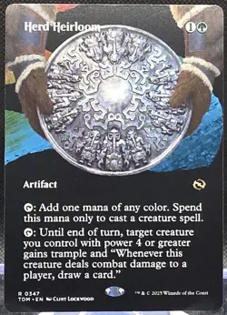Herd Heirloom #347 Tarkir: Dragonstorm Borderless Regular Rare - Image 1