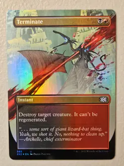 MTG | Terminate (Borderless) | Uncommon | (NM) Double Masters 2022 - Image 1