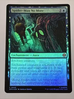 MTG Universes Beyond: Spider-man Spider-Man No More Foil 0045 NM - Image 1