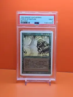 🟢🟢🟢 1994 Magic The Gathering FORCE OF NATURE REVISED PSA 9 MINT 🟢🟢🟢 - Image 1