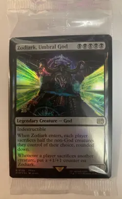 Sealed MTG Zodiark, Umbral God Foil Prerelease Promo Final Fantasy 0128 R - Image 1