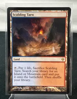 Magic The Gathering: Scalding Tarn Zendikar Regular - ST1 - Image 1