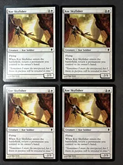 Kor Skyfisher x4 (Playset) LP Zendikar (ZEN) MTG Magic Pauper Staple - Image 1