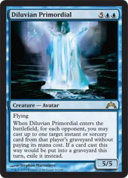MTG Diluvian Primordial - Foil, Gatecrash, Lightly Played, English - Image 1