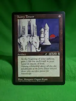 MTG Oversized 6x9 Promo - Ivory Tower - Image 1