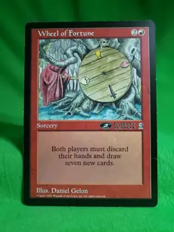 MTG Oversized 6x9 Promo - Wheel Of Fortune - Image 1