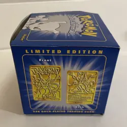 POKEMON BURGER KING. MEWTWO 23K GOLD PLATED TRADING CARD. SEALED. NINTENDO 1999. - Image 3