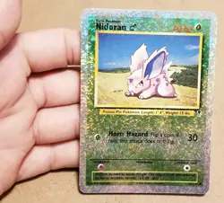 POKEMON TCG NIDORAN 83/110 ● COMMON REVERSE HOLO LEGENDARY COLLECTION VINTAGE NM - Image 1