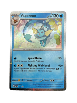 Lot of (300) Pokemon Prismatic Black Star Promo Vaporeon #168 NM - Image 2