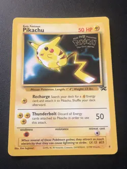 1999 Pokemon Wizards of the Coast Exclusive Black Star Promos Pikachu #4 - Image 1