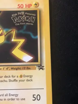 1999 Pokemon Wizards of the Coast Exclusive Black Star Promos Pikachu #4 - Image 2