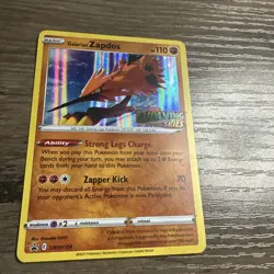Pokemon Galarian Zapdos Evolving Skies Prerelease Black Star Promo SWSH124 NM - Image 4