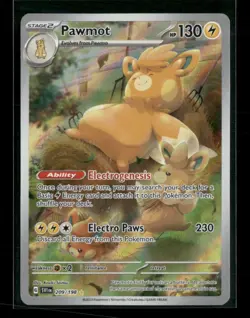 Pawmot 209/198 Pokemon SV01: Scarlet & Violet Base Set Illustration Rare NM - Image 1