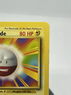 Pokemon TCG Electrode 21/102 Base Set Regular Rare MP - Image 3