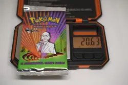 Pokemon TCG Gym Challenge Unlimited Booster Pack Blaine Artwork WOTC 2000 SEALED 742818062244 - Image 3