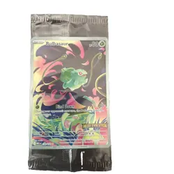 Pokemon Sealed Bulbasaur 133/132 Pokemon TCG Mega Evolution Stamped Promo - Image 1