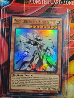 Yu-Gi-Oh! NM - BOSH-EN097 - BLACK LUSTER SOLDIER - SACRED SOLDIER (UR) - Image 2