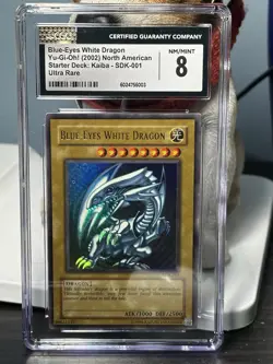 blue eyes white dragon sdk-001 unlimited Graded CGC 8 - Image 1