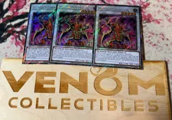 3x (M/NM) Legendary Six Samurai - Shi En RA03-EN250 Platinum Rare 1st Ed. YuGiOh - Image 1
