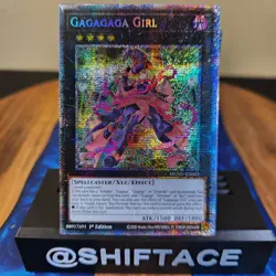 Yugioh! 1x Gagagaga Girl DUAD-EN043 Starlight Rare 1st Ed NM - Image 1