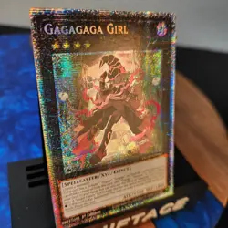 Yugioh! 1x Gagagaga Girl DUAD-EN043 Starlight Rare 1st Ed NM - Image 2