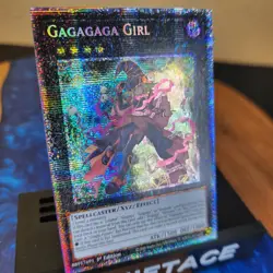 Yugioh! 1x Gagagaga Girl DUAD-EN043 Starlight Rare 1st Ed NM - Image 3