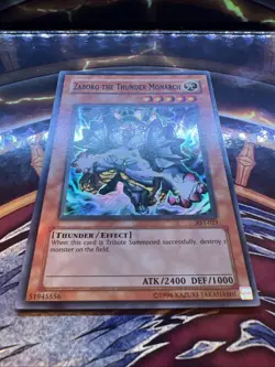 Zaborg the Thunder Monarch AST-023 Super Rare Unlimited Edition NM (slot#237) - Image 4