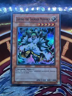 Zaborg the Thunder Monarch AST-023 Super Rare Unlimited Edition NM (slot#237) - Image 5
