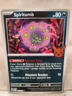 Spiritomb 087/132 Mega Evolutions Play! Promo Pokeween Pokemon Card NM 2025 - Image 1