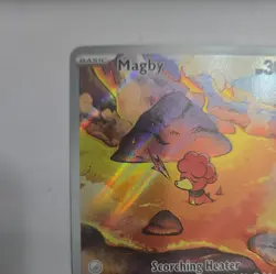 MAGBY 186/182 PARADOX RIFT ILLUSTRATION RARE CARD NM+ FULL ART 2023 POKEMON - Image 2