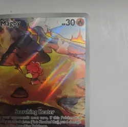 MAGBY 186/182 PARADOX RIFT ILLUSTRATION RARE CARD NM+ FULL ART 2023 POKEMON - Image 3
