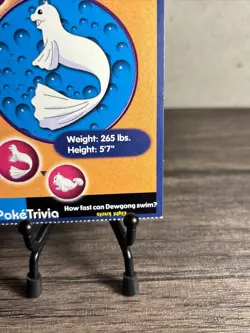 1999 Pokemon Promo Card The First Movie Nintendo Dewgong #87 PokeTrivia- NM!! - Image 5