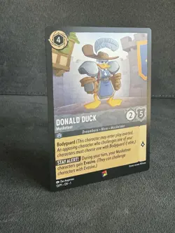 Disney Lorcana TCG Donald Duck Musketeer Spiel Essen Promo Card 13/P1 Mint - Image 2