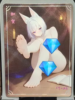 Kaga Under The Nightgown Card Goddess Story Anime Waifu FT FT-25 - Image 1