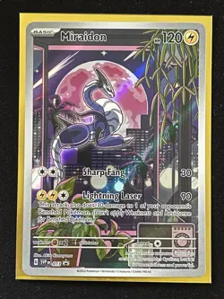 Pokemon TCG Scarlet & Violet ETB Miraidon Black Star Promo Card 013 - Image 1