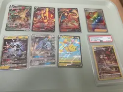 NM Pokemon Card tcg card holo lot - Charizard, Pikachu, PSA 9 Ariados MORE - Image 1