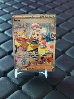 Pokemon TCG Paldea Evolved Iono Full Art Holo Card 269/193 Special Illustration - Image 1